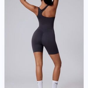 Black Athletic Bodysuit